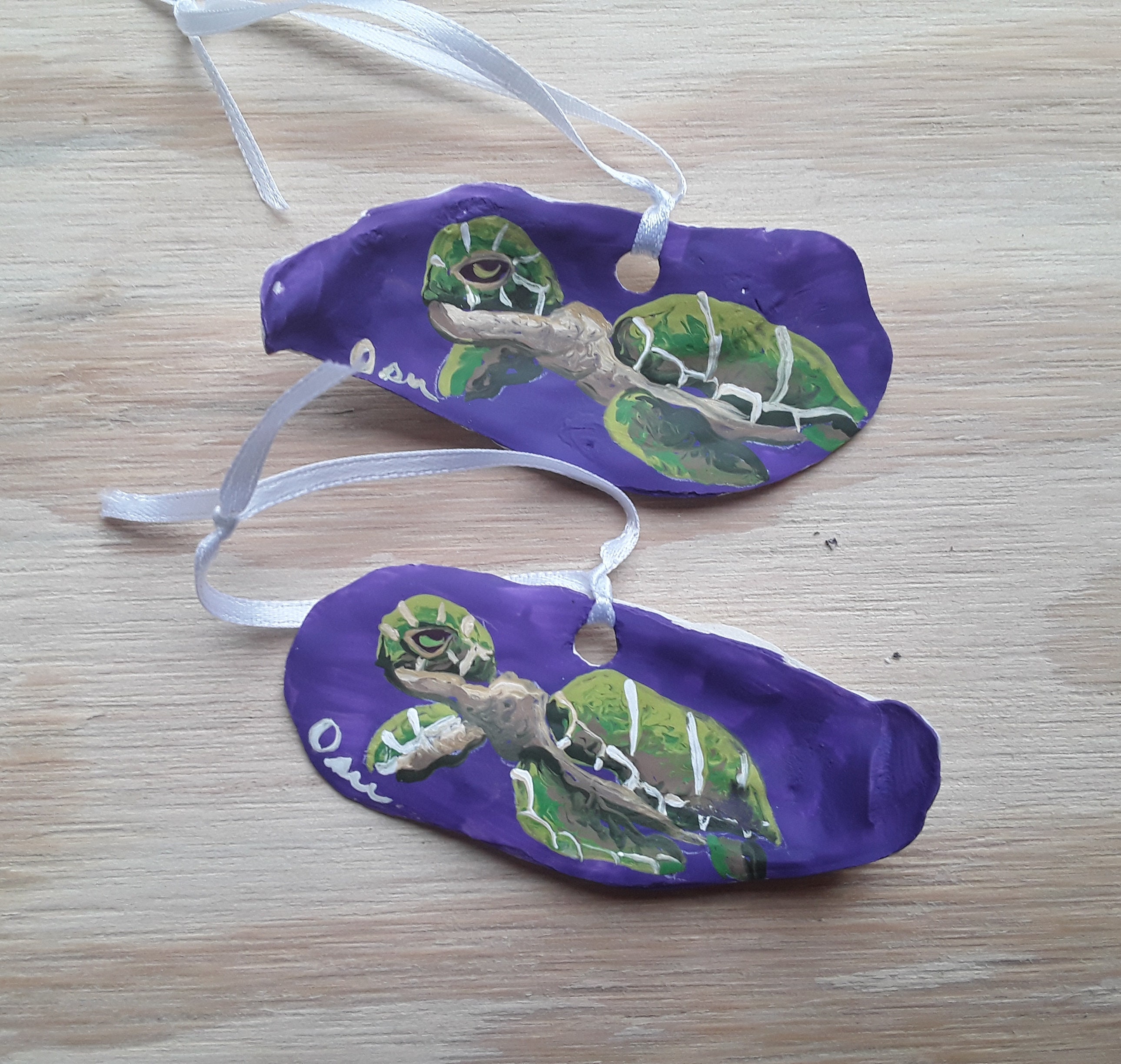 Toodle Lou Designs Handmade Oyster Ornament main image 0