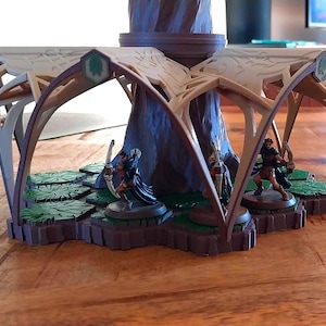 6 Arcos Élficos y anillo Heroscape comp.