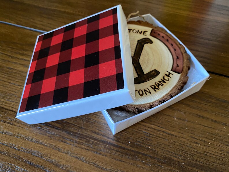 Yellowstone Dutton Ranch Christmas Ornament Tv Series Brand Etsy