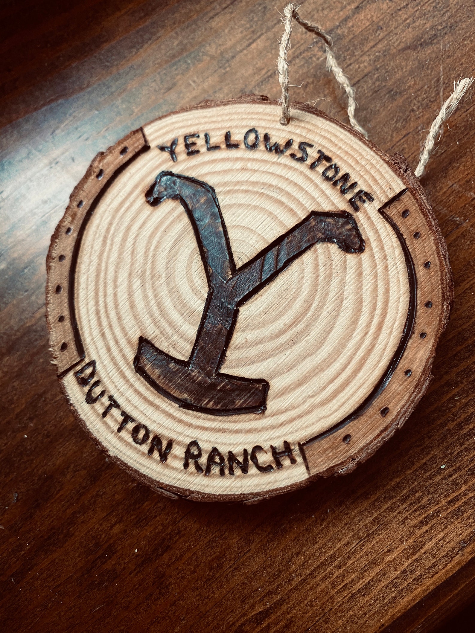 Yellowstone Dutton Ranch Christmas ornament tv series brand Etsy