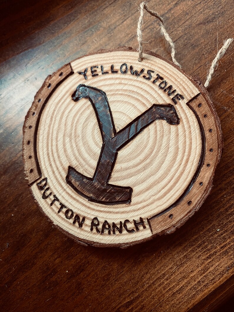 Yellowstone Dutton Ranch Christmas ornament tv series brand Etsy