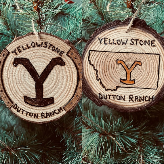 Yellowstone Dutton Ranch Christmas ornament tv series brand Etsy
