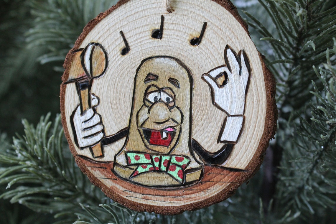 Claymation Christmas Carol of the bells Dumb Bell ornament 80s Etsy