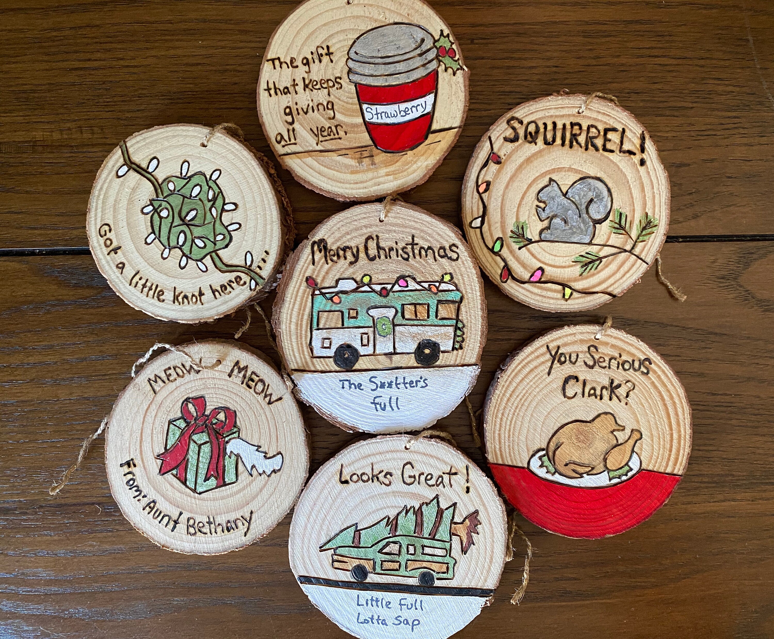 National Lampoons Christmas Vacation Ornament Set Squirrel  Etsy