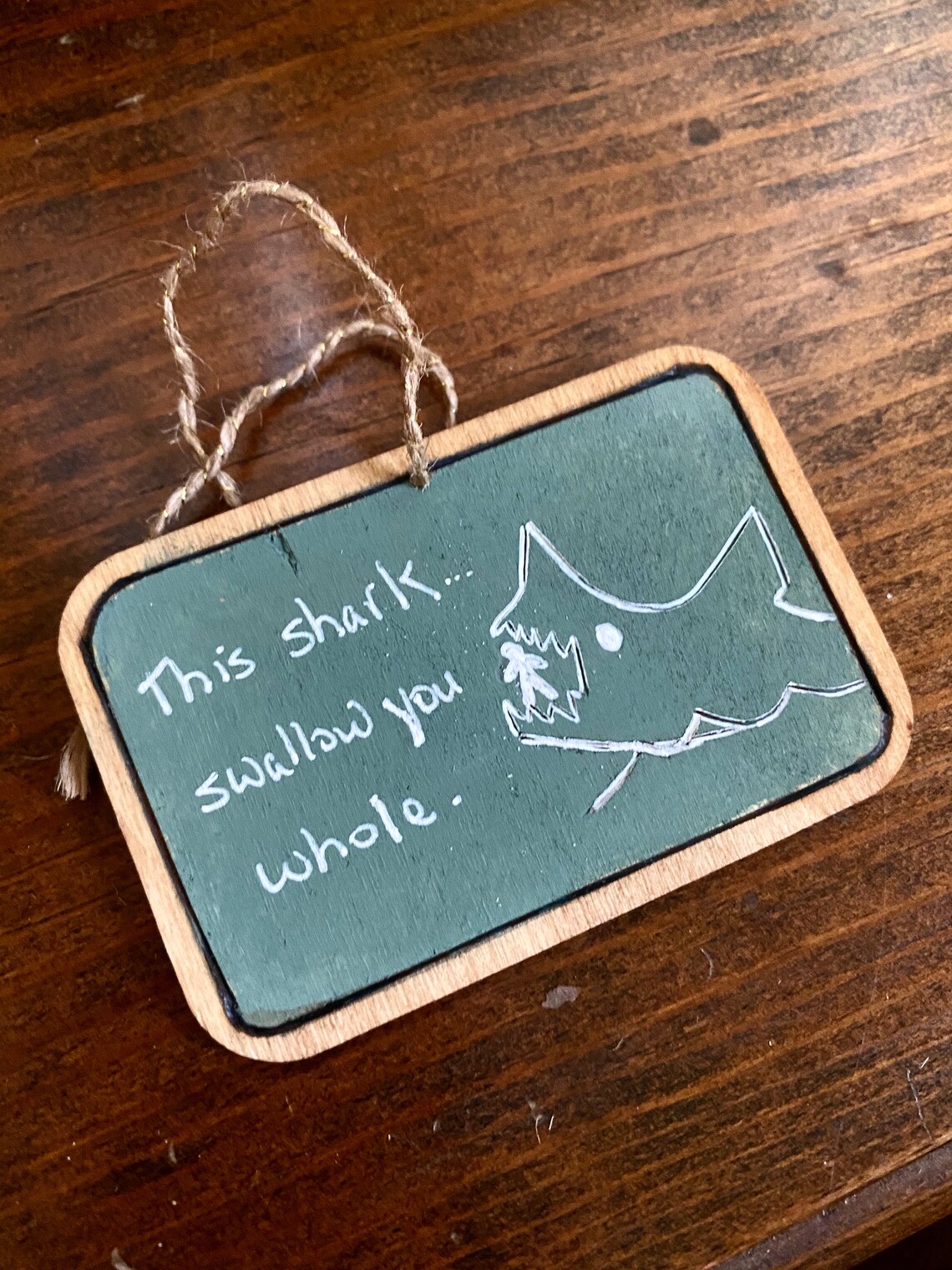 Jaws Shark Chalkboard Quint This Shark Swallow You Whole Etsy