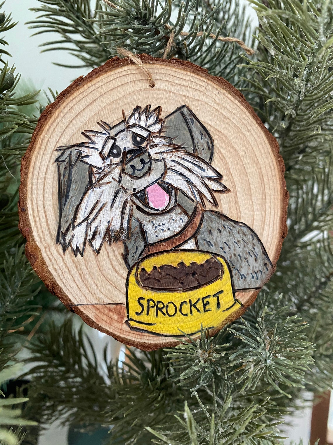 Jim Henson Fraggle Rock Sprocket Dog Ornament Etsy