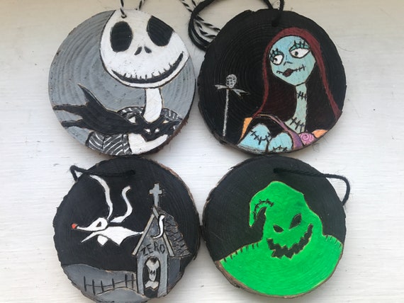 nightmare before christmas characters ornament set disney tim burton christmas nightmare before christmas characters
