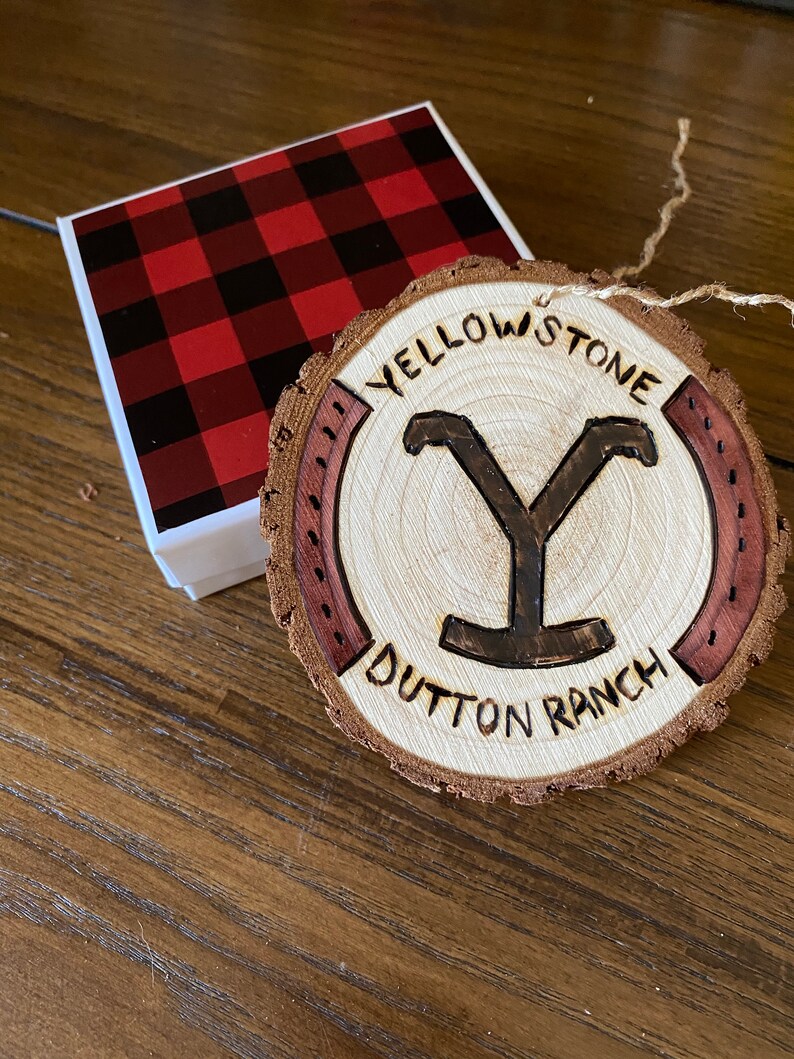 Yellowstone Dutton Ranch Christmas ornament tv series brand Etsy