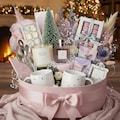 Curated Holiday Spa Gift Box, Deluxe Christmas Hamper product logo