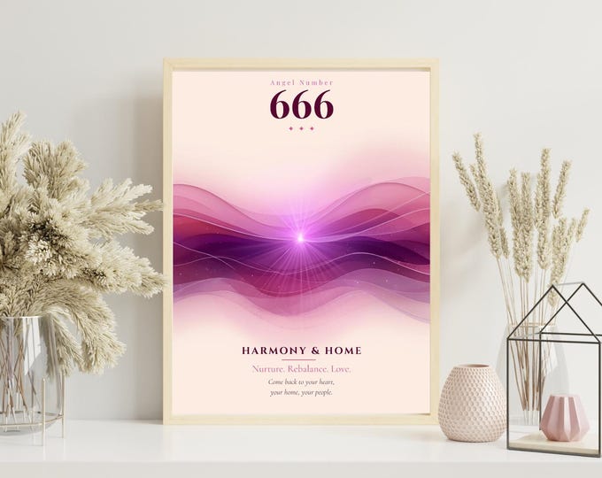 Angel Number 777 Print | Spiritual Wisdom | Spiritual Wall Art | Aura Poster | Printable Digital Download