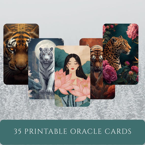 Feminine Self Empowerment Oracle Deck, Angel Number Spiritual Cards, Self Discovery Gift for Her