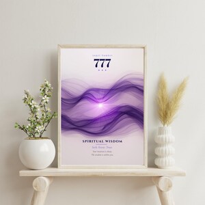Angel Number Wall Art Set | Complete Collection 111–999 | Spiritual Aura Prints | Printable Digital Download