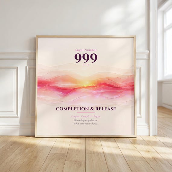Angel Number Collection Print, Manifestation Wall Art, Abundance Decor (Digital Download)