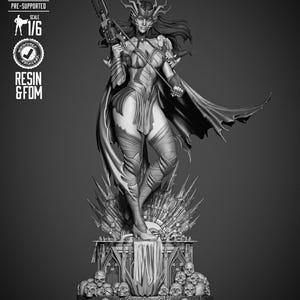 Wonder Woman Death Metall Statue | Optionen für 1/6 und 1/12-Skala | DC Dark Multiverse Figur | 3D gedrucktes Harzmodell | Unbemalt