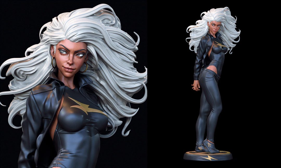 Storm X-men Statue | 1/6 Scale 3D Printed Resin Figure (unpainted) - Etsy