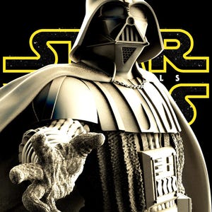 3D Printed Darth Vader Kit 1/6 & 1/10 Scale – Unpainted Resin Parts - Star Wars