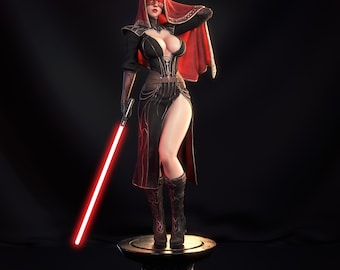 Visas Marr Statue | 1/6 Scale Resin Model, Unpainted