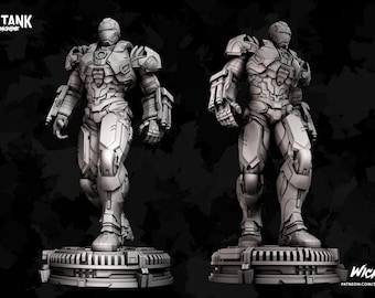 Estatua de Máquina de Guerra / Modelo de resina impreso en 3D, sin pintar (escala 1/6 o 1/12)