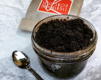 Peppermint Coffee Salt Scrub