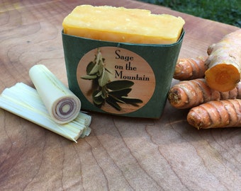 Marmorierte Sonnen Seife