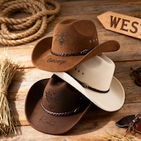 Men's Brown Cowboy Hat: Western Rodeo Texana Vaquera - Etsy