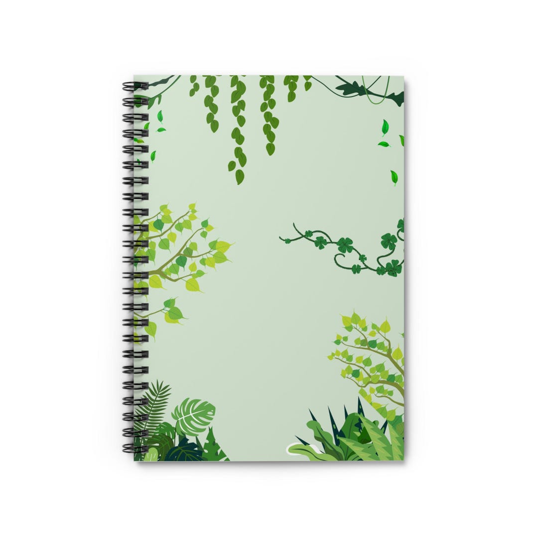 Handcraft Notebook Leafy Spiral Notebook - Handcrafted Design Premium Notebook - Etsy