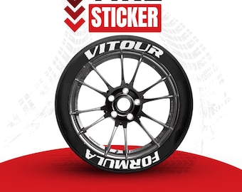 Nitto レッドタイヤレタリングタイヤステッカー 16インチ～22インチに