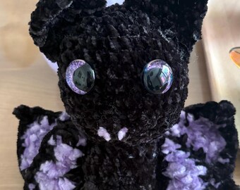 Glow-in-the-dark bat plush