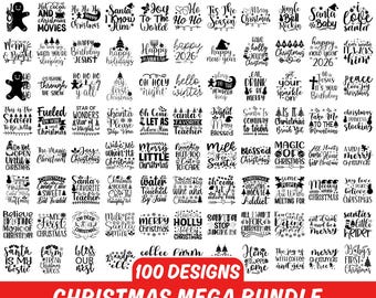 Christmas SVG Mega Bundle, 2025 Christmas SVG, Christmas Quotes Svg Bundle, Funny Christmas svg, Christmas Ornaments, Merry Christmas PNG
