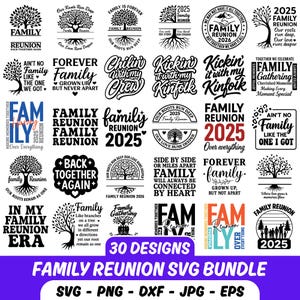 Family Reunion SVG Bundle, Family Reunion 2025 SVG PNG, Family svg, Family Tree svg, Family Reunion Shirts, Family Vacation svg, Family Love
