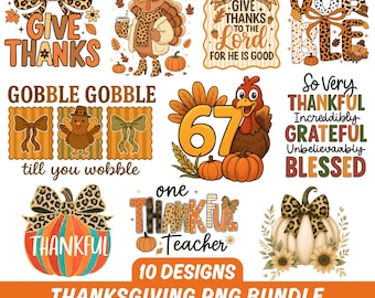 Thanksgiving PNG Bundle, Thanksgiving Png, Thanksgiving Designs png, Floral Turkey Png, Thanksgiving Turkey Png, Fall Png, Fall Thankful png