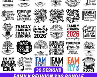 Paquete SVG de reunión familiar, SVG PNG de reunión familiar 2026, SVG familiar, SVG de árbol genealógico, Camisetas de reunión familiar, SVG de vacaciones familiares, Amor familiar