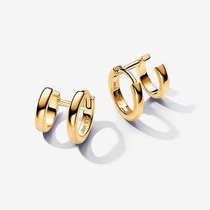 PENDIENTES DORADOS DOBLE ABANICO DE FLAMENCA - Maryna Torres Complementos