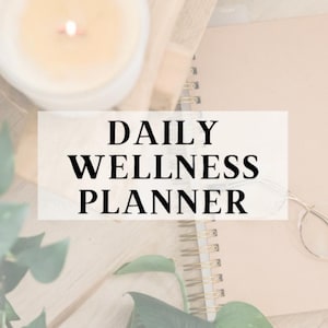 daily wellness planner