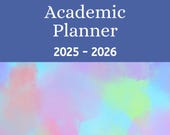 Teachers Academic Diary 2025-2026 Marble Front A4