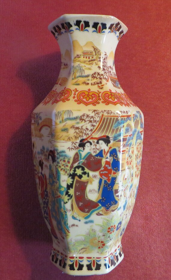 Chinese Porcelain Vase Chinese Vase Antique Chinese Vase Antique Vase Vintage Vase Oriental Vase Chinese Antique Chinese Decor China Vase il 570xN re27