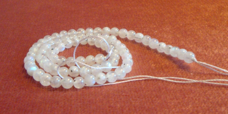 Rainbow Moonstone Round Beads Moonstone Beads Round Beads White Round Beads White Beads White Gemstones Gemstone Beads Round Beads Beads