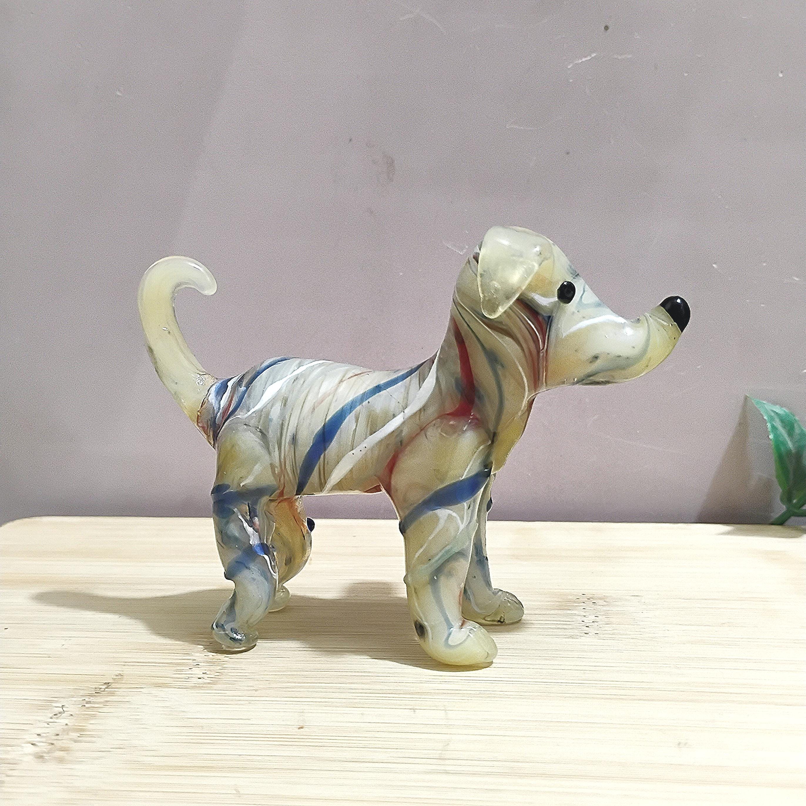 Murano glass dog - Etsy 日本