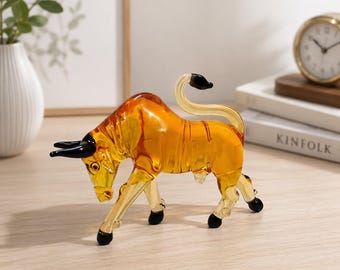 プカラの雄牛 高さ 3.5 インチ/ペルー セラミック 手描きのプカラの雄