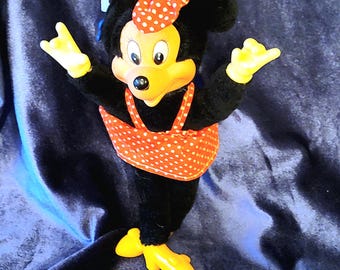 Vintage Disneyland Minnie Mouse-knuffel uit de jaren 80 van Applause