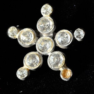 Vintage Rhinestone Star Pin