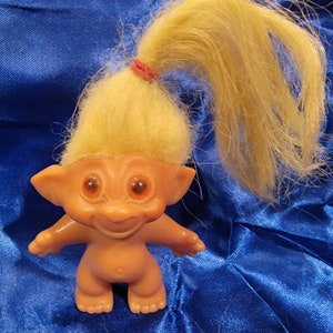 Vintage 1960er Uneeda Wishnick Troll Puppe - KOSTENLOSER Versand in den USA