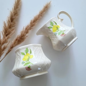Vintage English Sadler Cream & Sugar