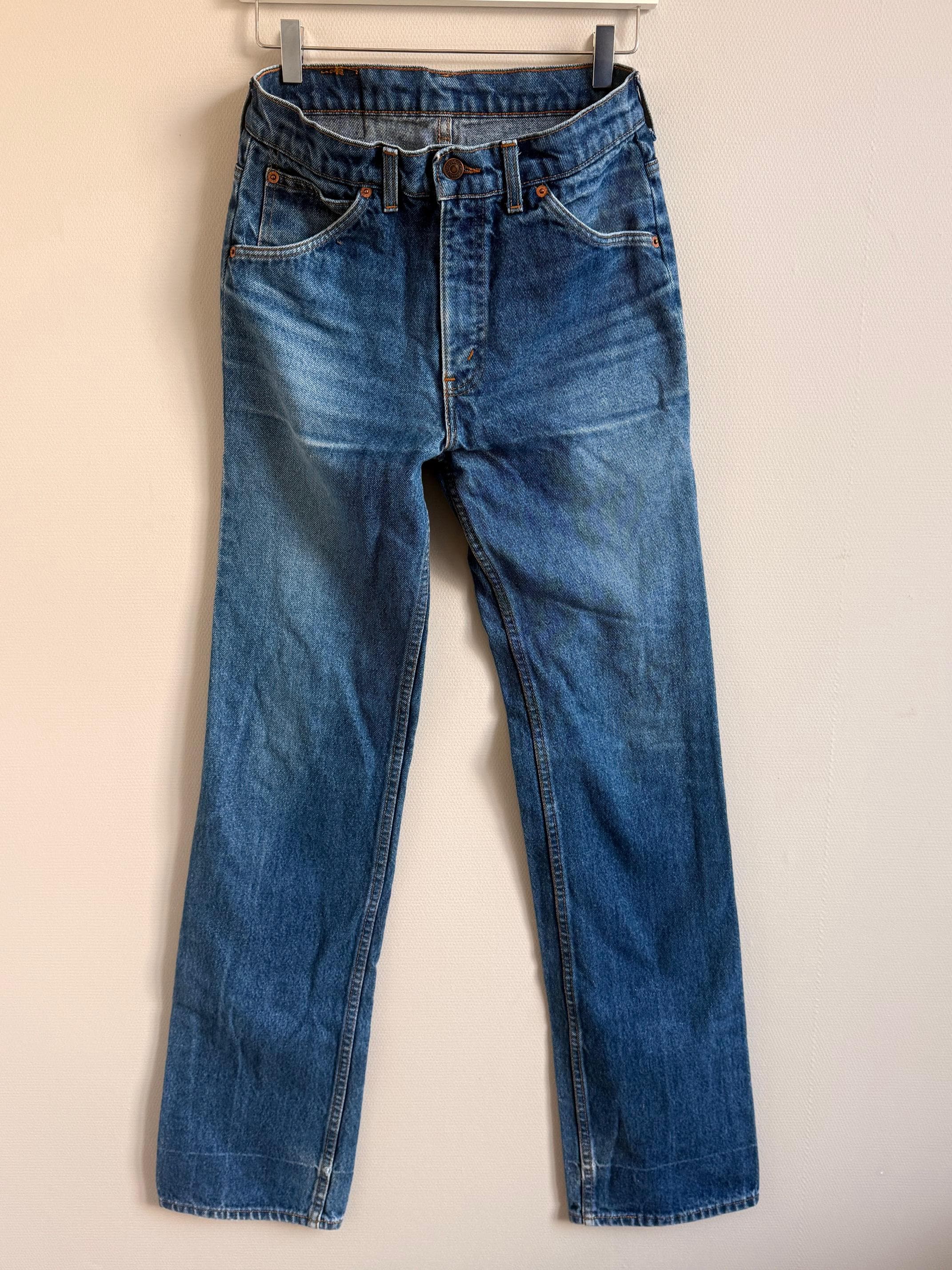 Levi’s 684 33 x 32 Levi's 684 Pomarańczowe spodnie dzwony Jeansy Vintage