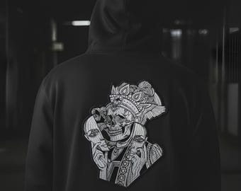 Skull Goddess Embroidery for Custom Jacket or Vest