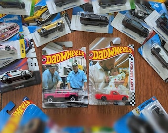 Personalized Dad Car HW Custom, Photo Toy Car Card, Custom Face Dad Gift, Father Day Gift From Kids, Gift for Grandpa Dad Husband