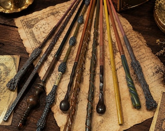 Personalized Wizard Wand with Name, Resin Magic Wand with Free Box, Wizard Gift, Harry Fans Gift