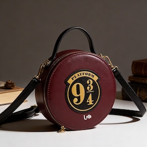 Magic Academy Style Crossbody Bag, Handbags with Customizable Names, Nine and three-quarters Bag, Harry Fans Gift, Birthday Gift