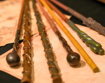 Personalized Wizard Wand with Name, Resin Magic Wand with Free Box, Custom Engraved Name Wand, Halloween Gift
