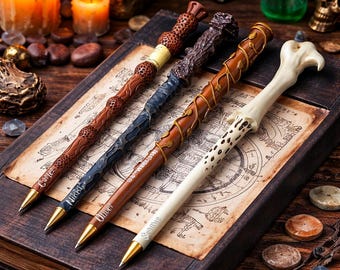 Customize Magic Wand Ballpoint Pen with Free Box, Personalized Wizard's Wand Pen,Harry Fan's Gift, Birthday Gift